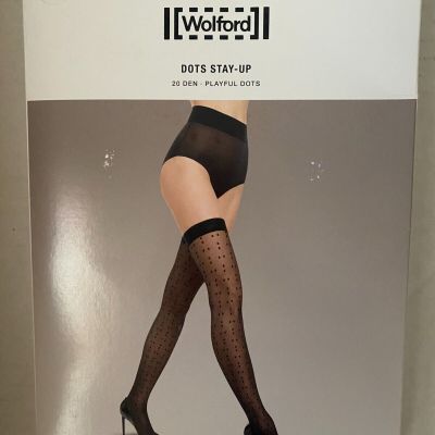Wolford Dots Stay-Up (Brand New)