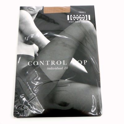 New Wolford Body Culture Control Top Individual 10 Tights Small Sand 18163