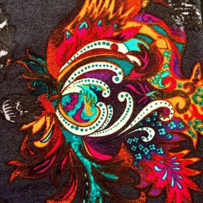 NWT OS Bright FLORAL SCROLLS LuLaRoe LEGGINGS Unicorn HTF DR SEUSS Neon Paisley