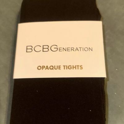 BCBG Generation. Opaque Tights 2 Pack Women's Size S/M. NEW Pack Black/Brown.