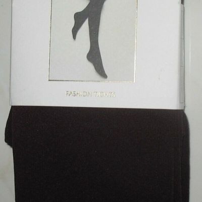 JESSICA SIMPSON - NEW - S / M - DARK RED WINE FOOTED FASHION TIGHTS