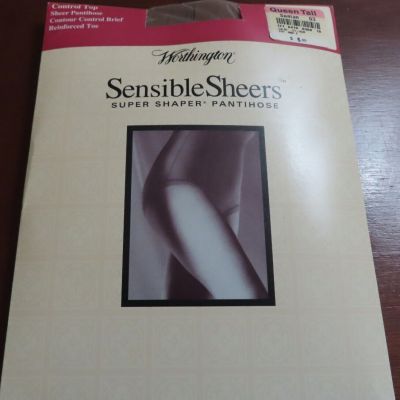 Worthington Sensible Sheers Super Shaper Control Top Pantihose Suntan 03