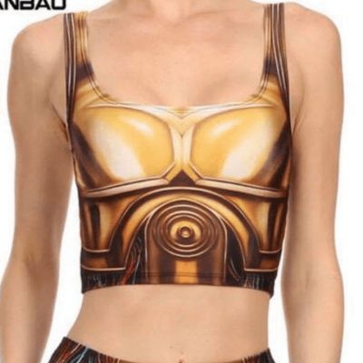 C3-PO  Star Wars Style Leggings and top set