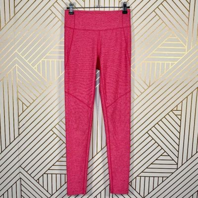 Outdoor Voices Warm-Up Leggings Flamingo Pink Stretch Compression Workout Size S