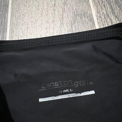 Lanston Sport Peloton Vincent Leggings Size Small Black Pocket High Waist Shiny
