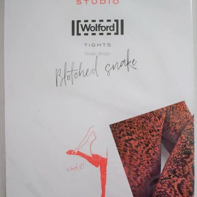 Wolford Blotched Snake Tights Sz XS  (Brand New)