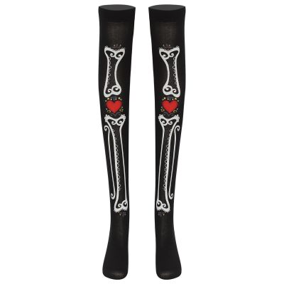 Womens Stockings Stage Performance Hosiery Christmas High Socks Halloween Soft