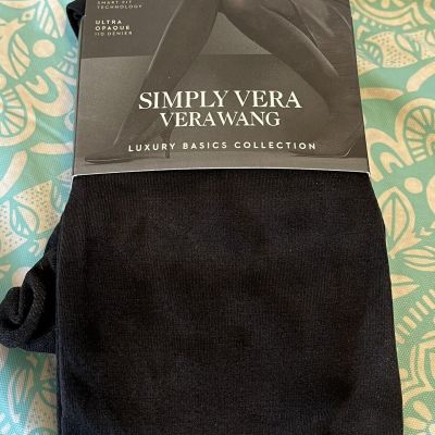 Simply Vera Shaping Blackout Tights Ultra Opaque 110 Denier size 3 black