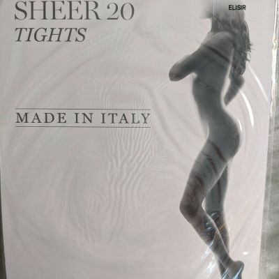 Calzedonia 20 den Sheer to Waist Pantyhose Tights Size 4 Beige