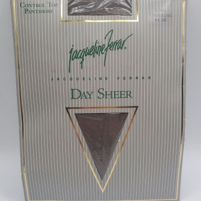Vintage Jacqueline Ferrar Day Sheer Pantyhose Control Top LONG TIMBERLINE 54 NOS