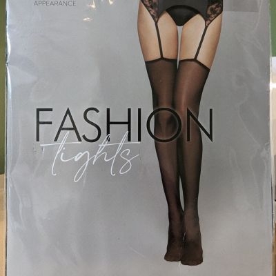 CALZEDONIA 40 DENIER SHEER GARTER BELT PANTYHOSE STOCKINGS TIGHTS / WITH BUSTIER
