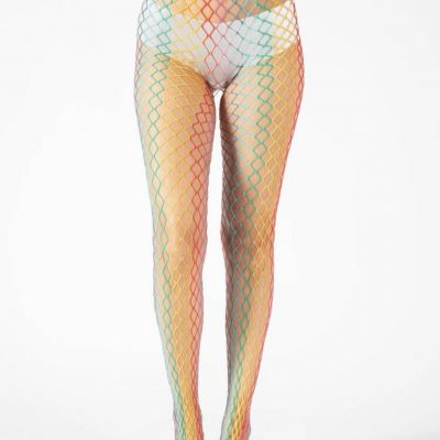 Colorful Rainbow Patterned Tights