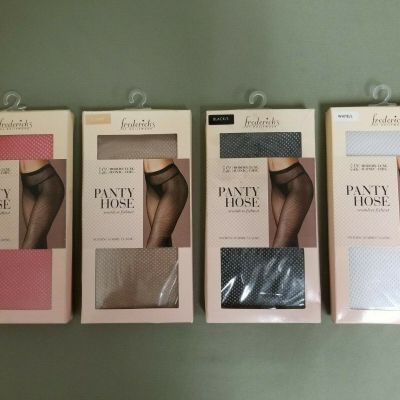 new Fredericks of hollywood seamless fishnet pantyhose.  4 colors to choose.