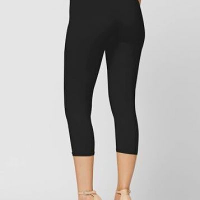 High Waist Leggings in Shorts, Capri & One Size Plus Capri Length Solid Black
