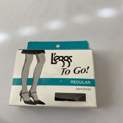 Leggs To Go! Ultra Sheer Pantyhose - Large - Off Black - Sheer Toe
