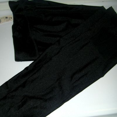 Womens Black Leggings Mesh Side Panels on Outer Thigh - Garage NWT - SMALL
