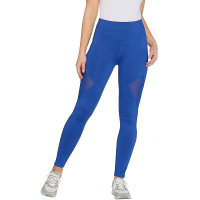 Tracy Anderson for G.I.L.I. Large Deep Blue Leggings with Mesh Panels workout