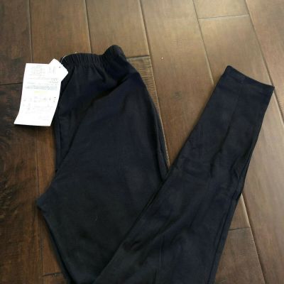 Du Jour QVC Style  black leggings XS A6