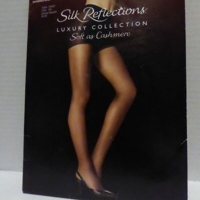 Rare Hanes Silk Reflections  Luxury Collection Soft as Cashmere AB Barely Black