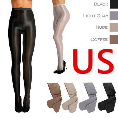US Women's Ultra Shine Oil Socks 70D Thickness Dance Tights Pantyhose Stockings
