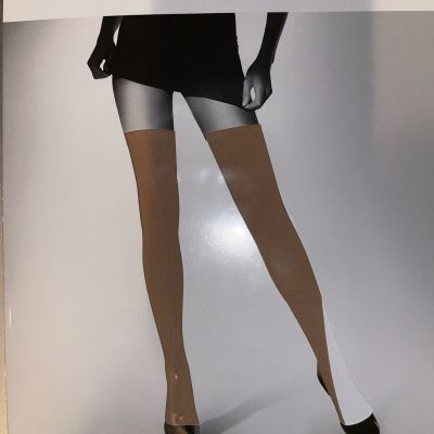 Wolford Individual 10 Leg Support Stay-Up Size: Medium Color: Gobi  21674 - 04