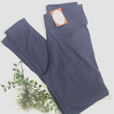 Ivory Ella Womens Leggings Size XL Graystone Esma High Waisted New