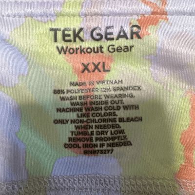 Plus Size Tek Gear High Rise Tie Dye Workout Leggings Women’s Size 3X