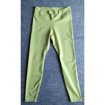 Nike Dri Fit Leggings Yoga Pants Neon Yellow Stretch Womens SZ L Style 56323