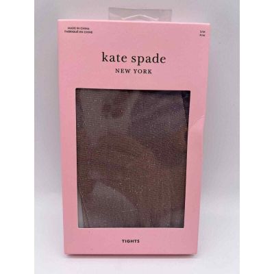 Kate Spade Tights Women's Pale Lilac Glittery Nylon Blend Size Small/Medium NIB.