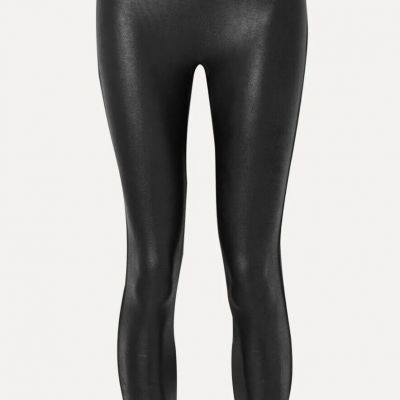 Spanx Faux Leather Leggings for Women In Black Size Small