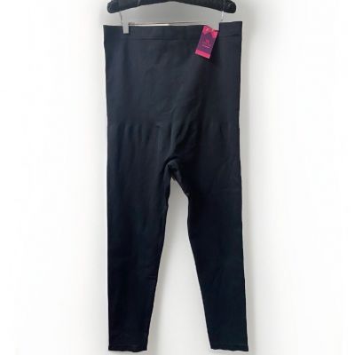 Empetua Legging High Waisted Shaping Black Women's Size 4XL NWT