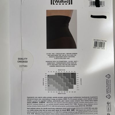 Wolford Fatal High Waist 50 Iconic Sculpting Tights Women's  Size M Umber