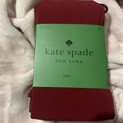 Kate Spade New York Burgundy Tights - Size Medium/Large NEW