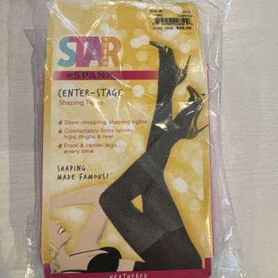 Star Power By Spanx Center Stage Shaping Tights Sz A Heathered Navy High Waist