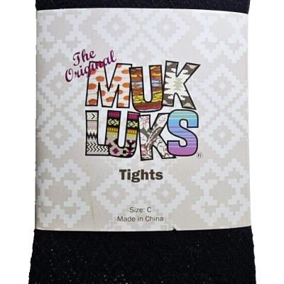 The Original Muk Luks Black Tights-160-195 Lbs 5'3