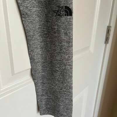 BNWT The North Face Womens Warm Poly Tights, Grey Heather, Size S, with stow bag
