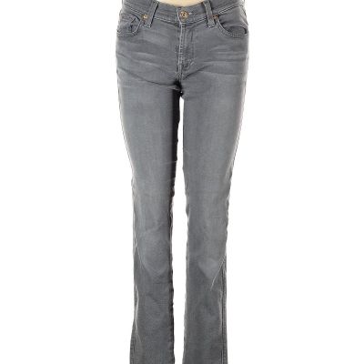 7 For All Mankind Women Gray Jeggings 29W