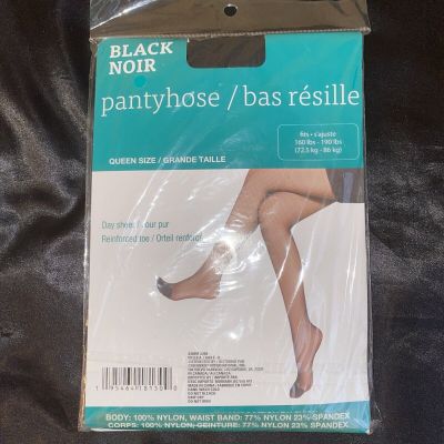 New Queen Size / Plus Size Sheer Black Pantyhose Stockings Tights
