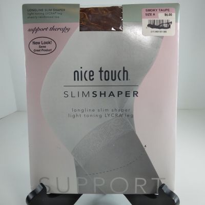 Nice Touch Slim Shaper Support Therapy Pantyhose Size A Smoky Taupe