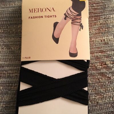 Merona Fashion Tights leg tie size S/M