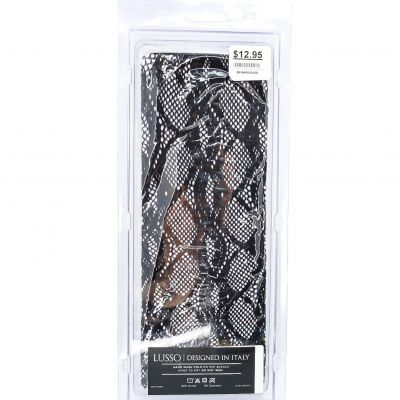 Black Lace Stockings Lusso Emilia’s One Size Fits Most Abstract Fantasy Pattern