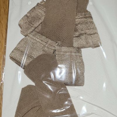 NEW Oroblu Bas Tricot  Thigh High Stay Ups Color Sable Size L/XL