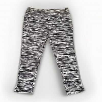 Terra & Sky SPACE DYE Striated Print Women's High Rise Leggings Plus Size 4X