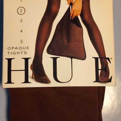 New~**HUE COLOR PORT OPAQUE TIGHTS**~SIZE 2~120-170 LBS