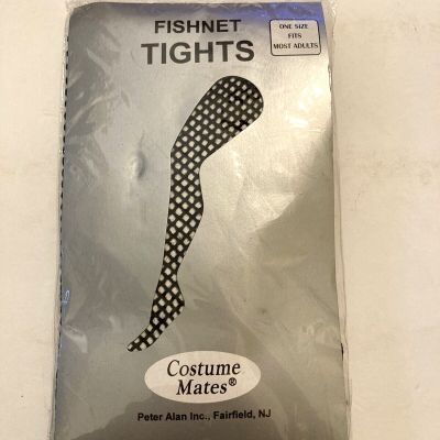 Costume Mates One Size Fits Most Adults Black Fishnet Tights 100perc Stretch Nylon