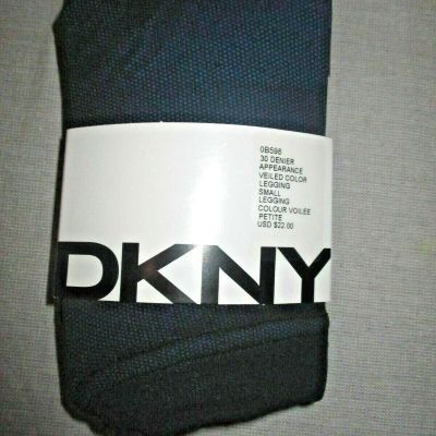 DKNY Leggings Medium Style 0B598 Veiled Color Black/Red Voilee 30 Denier