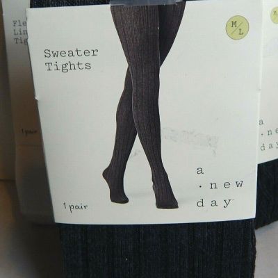A New Day Women's Tights Choice Of Style & Color Sweater/Fleece Sz S/M M/L L/XL