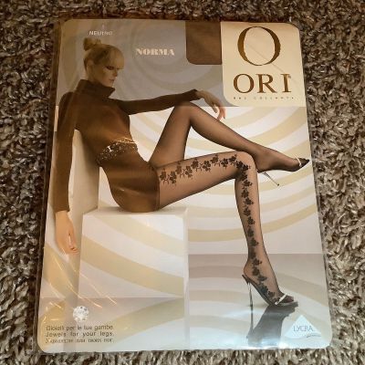 Ori Norma fashion tights, color neutro, size: 1