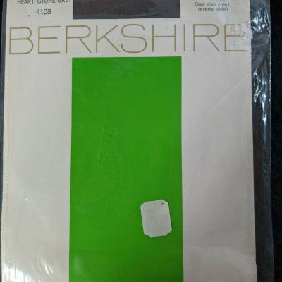 Berkshire 4108 Sheer to Waist Hearthstone Grey Sandalfoot Pantyhose