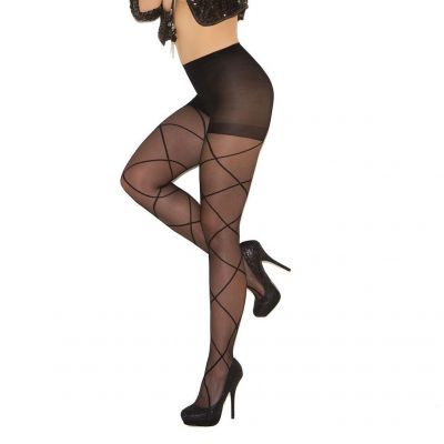 Womens Sexy Criss Cross Sheer Pantyhose????Stockings Tights Lingerie - Plus Size